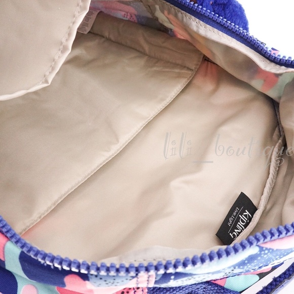 NWT Kipling BP4361 Seoul Go Backpack Laptop Travel Bag Nylon Dazzling Lily Multi - Picture 6 of 12